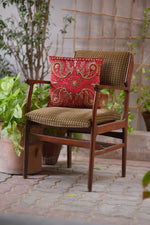 Cherry Red Silky Cushion