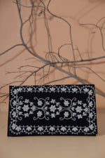 Black And Silver Sequin Handbag