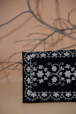 Black And Silver Sequin Handbag