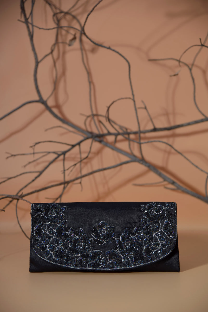 Charcoal Silky Handbag