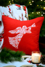 Angel With Flute Cushion