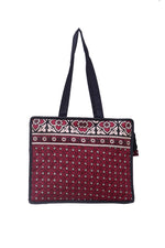 Ajrak shoulder tote