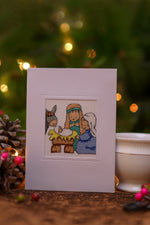 Baby Jesus Family Card