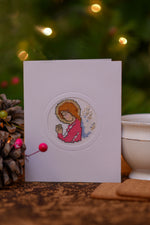 Angel In Prayer Card