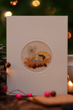 Jesus In A Crib Card(Away in a manger)