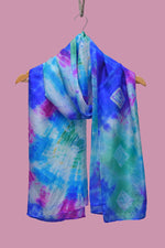 Lightening Bolt Tie-Dye Scarf