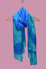 Glowing Blue Scarf
