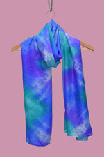Ocean Tie-Dye Scarf