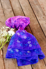 Floral Border With Chaotic Lines