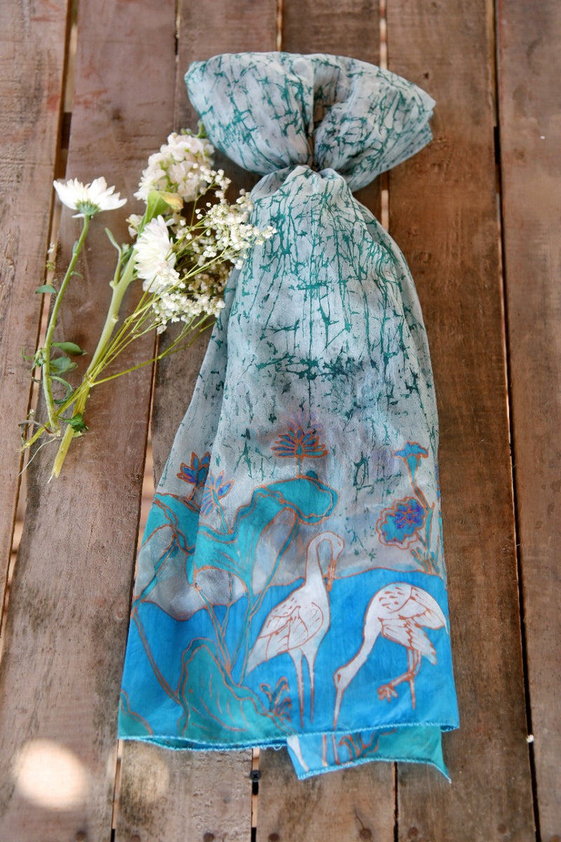 Flamingo Print Scarf