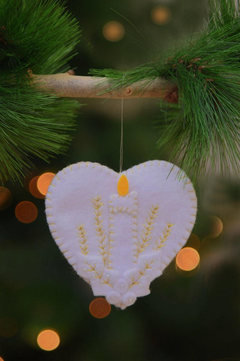 Frosty Heart Ornament