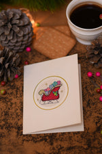 Santa’s Sleigh Card