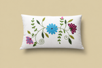 Vibrant Meadow Rectangle Pillow