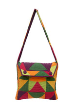 Boho Geometric Quilted Bag