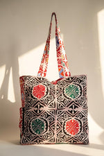 Sindhi quilted tote Bag