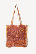 Marigold quilted tote Bag