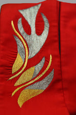 Flame Symbol On Red Clergy Stole