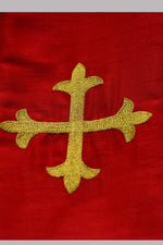 Short Cross On Red Stole