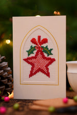 Christmas Red Star Card