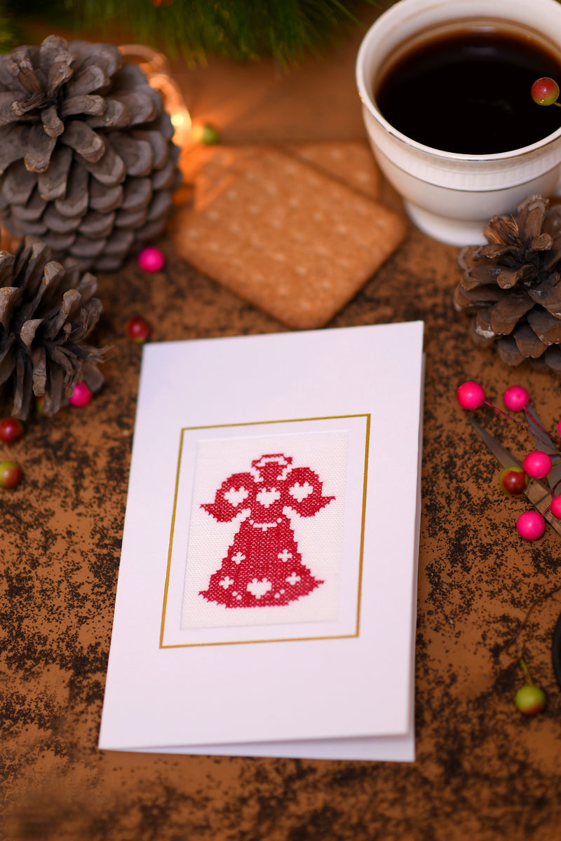 Cherry Red Fairy Card