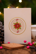 Winter Poinsettia Card