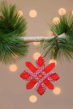 Red Snowflake Ornament