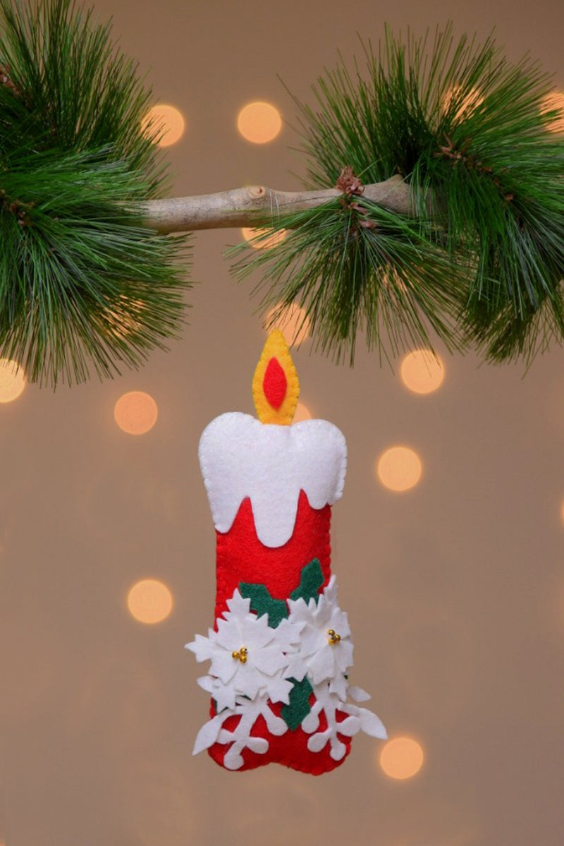 Melting Candle Ornament