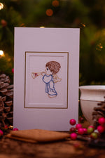 Angel with Flute Card