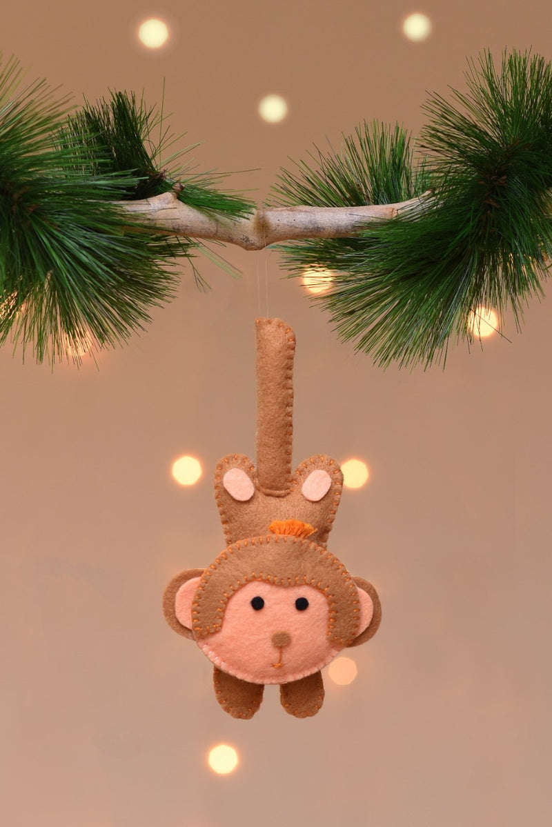 Joyful Monkey Ornament