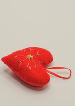 Handsewn Heart Ornament