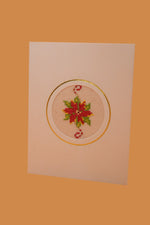 Winter Poinsettia Card