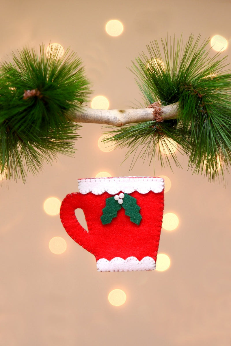 Red Mug Christmas Ornament