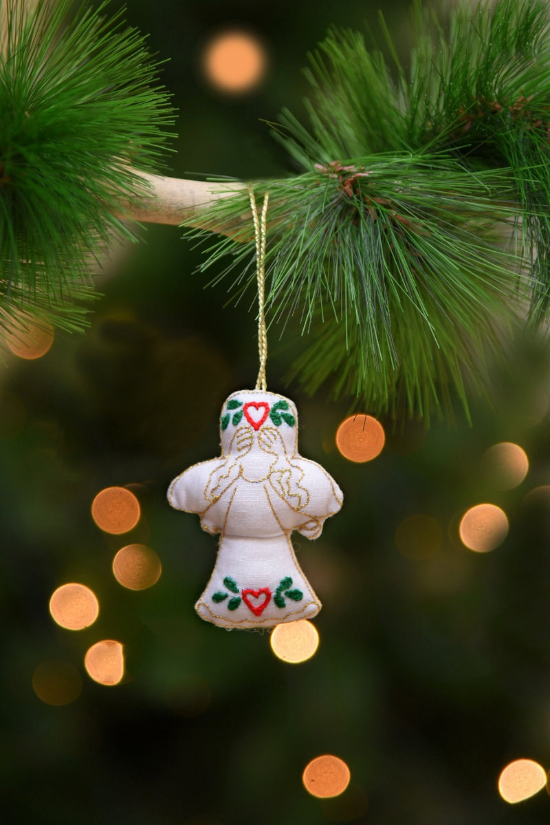 Fluffy Little Angel Ornament